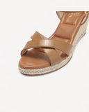 صندل اسبادريل مفتوح بإبزيم لون بني - 3