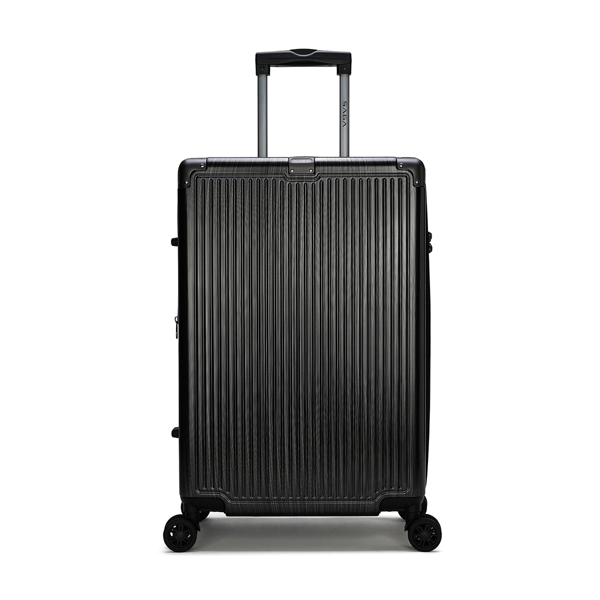 Polycarbonate travel bag, high durability, dark gray color, several sizes