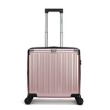 A set of 4 polycarbonate travel bags, great durability, bold design, pink color