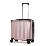 Pink polycarbonate travel bag, several sizes