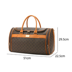 Sports travel bag 18 inches for the plane, brown color