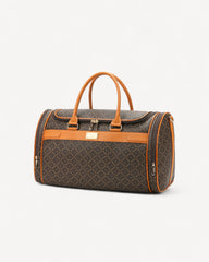 Sports travel bag 18 inches for the plane, brown color