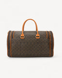 شنطة رياضية دفل بحامل وجيوب متعددة لون بني - 3