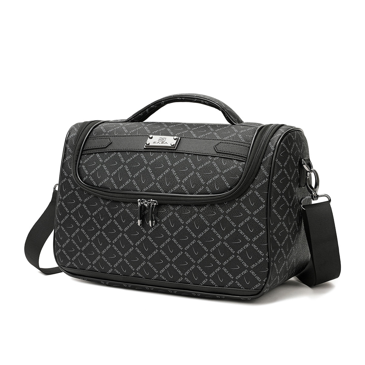 Luxurious travel bag in several sizes, gray color