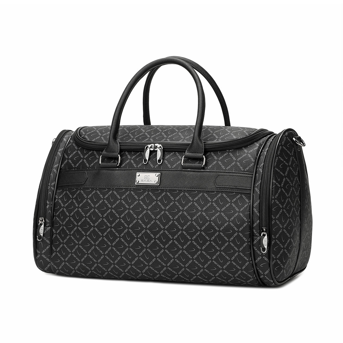 Luxurious travel bags set of 6 pieces, gray color