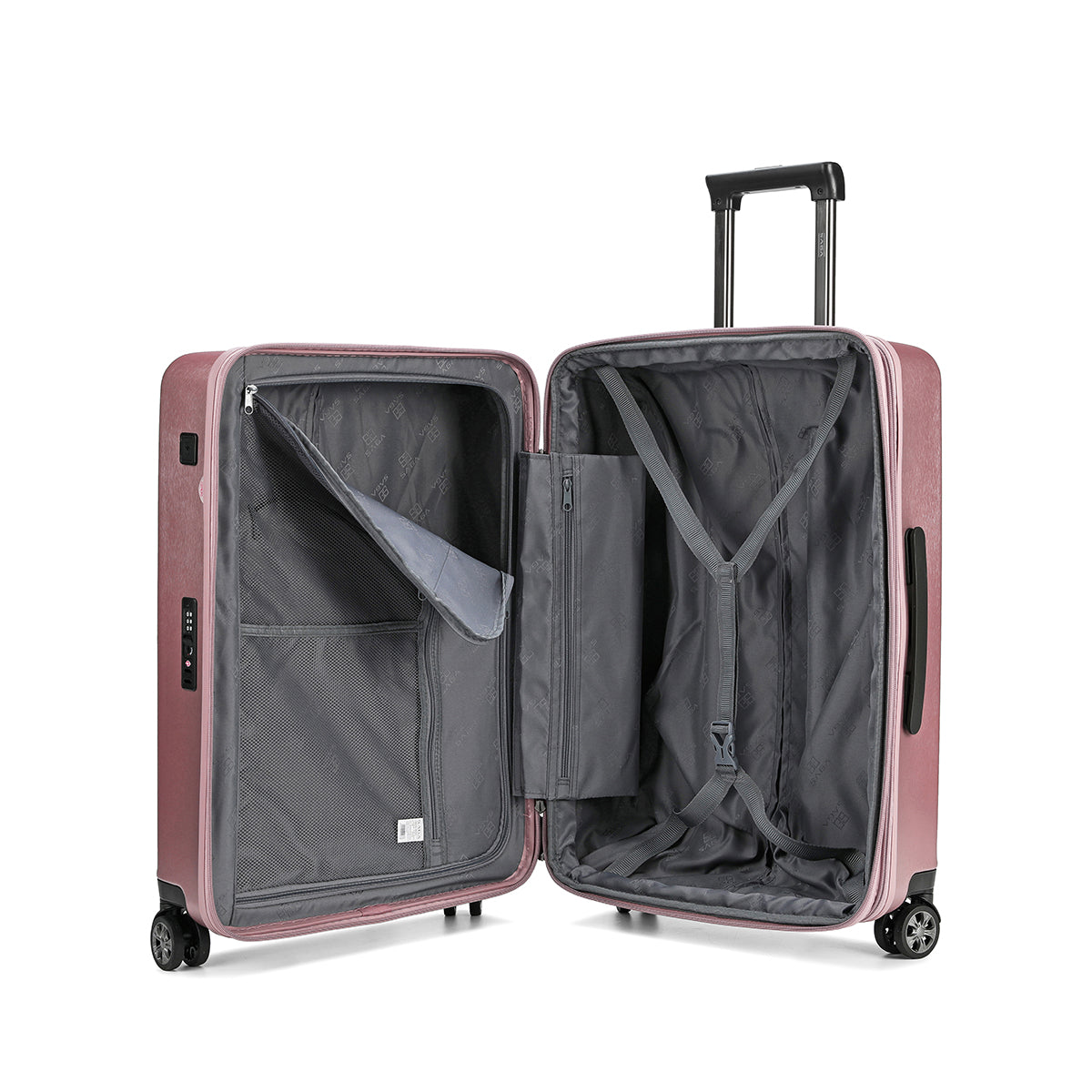 Fashionable and durable travel bags made of 100% durable polycarbonate in several sizes and colors