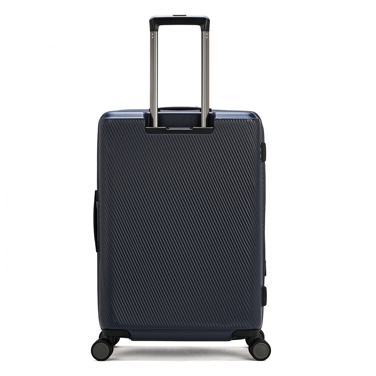 Highly durable polycarbonate travel bags in several sizes, dark blue colour