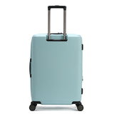 Polycarbonate travel bags in several sizes, sky blue