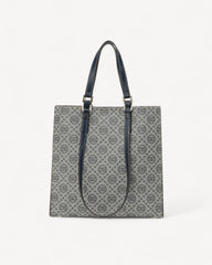 A luxurious and spacious tote bag - luxurious leather, 30 cm wide
