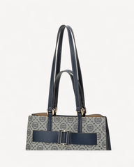 A luxurious and spacious tote bag - luxurious leather, 30 cm wide