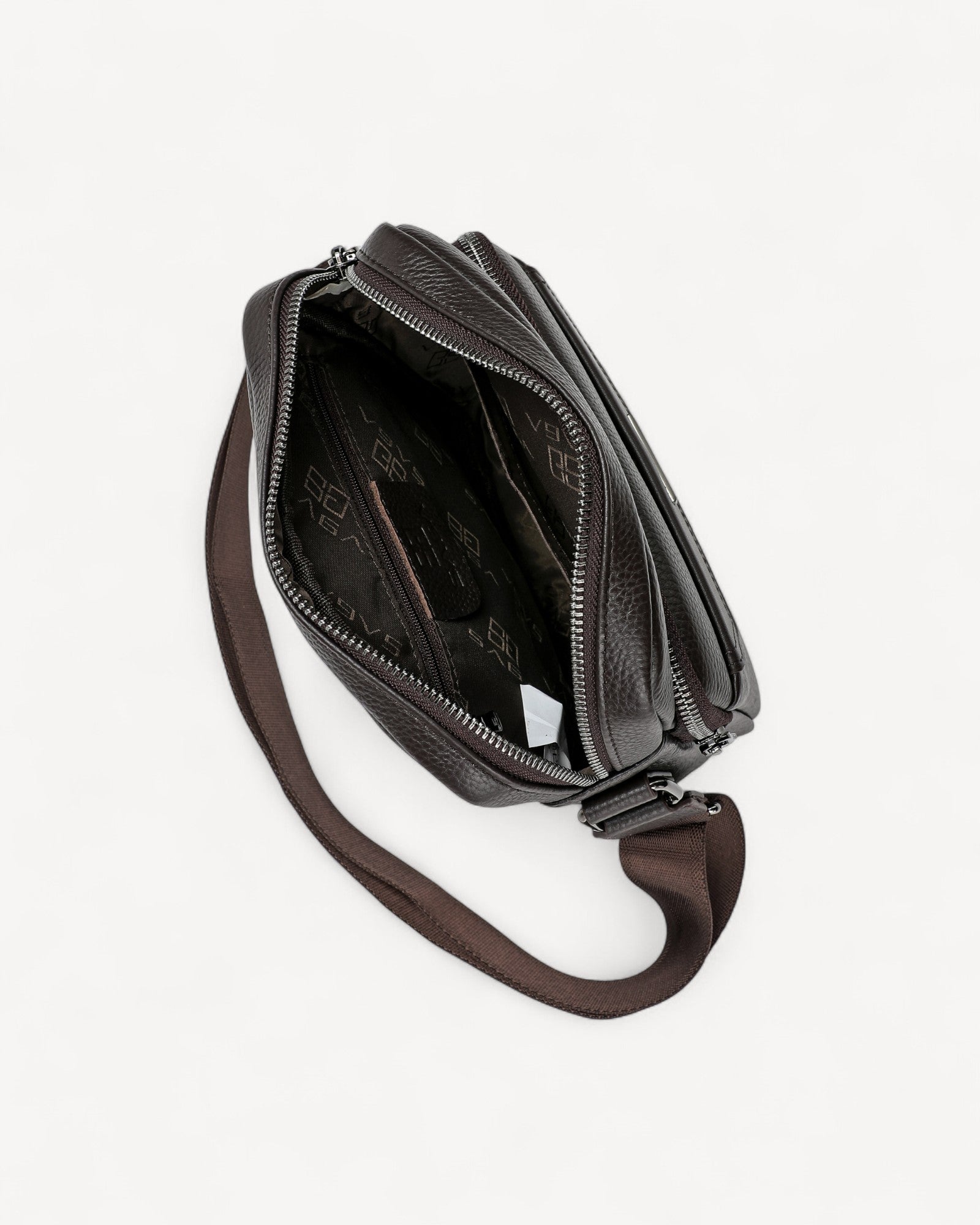 شنطة خصر جلد طبيعي مع حامل لون - 9