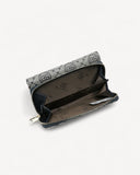 محفظة صغيرة مونوغرام لون رمادي - 3
