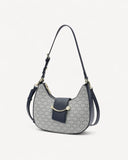 شنطة كتف هاف مون بحامل لون كحلي - 1