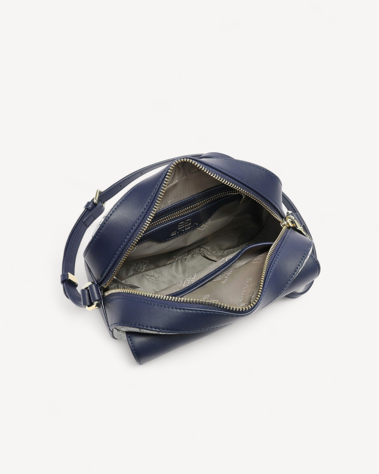 شنطة كروس بدي وحزام كتف قبل للتعديل لون كحلي - 4