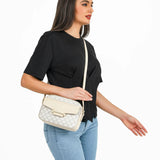شنطة كروس بدي وحزام كتف قبل للتعديل لون بيج - 8