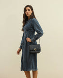 Stylish women's shoulder bag in black with a practical, medium-sized design.