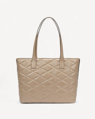 A spacious handbag and shoulder bag in elegant beige - soft color and elegant design