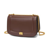 حقيبة يد نسائي جلد مايكروفايبر طبيعي - بني