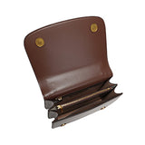 حقيبة يد نسائي جلد مايكروفايبر طبيعي - بني