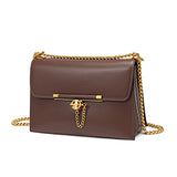 حقيبة يد نسائي جلد مايكروفايبر طبيعي - بني