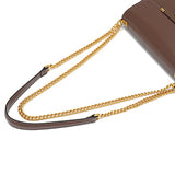 حقيبة يد نسائي جلد مايكروفايبر طبيعي - بني