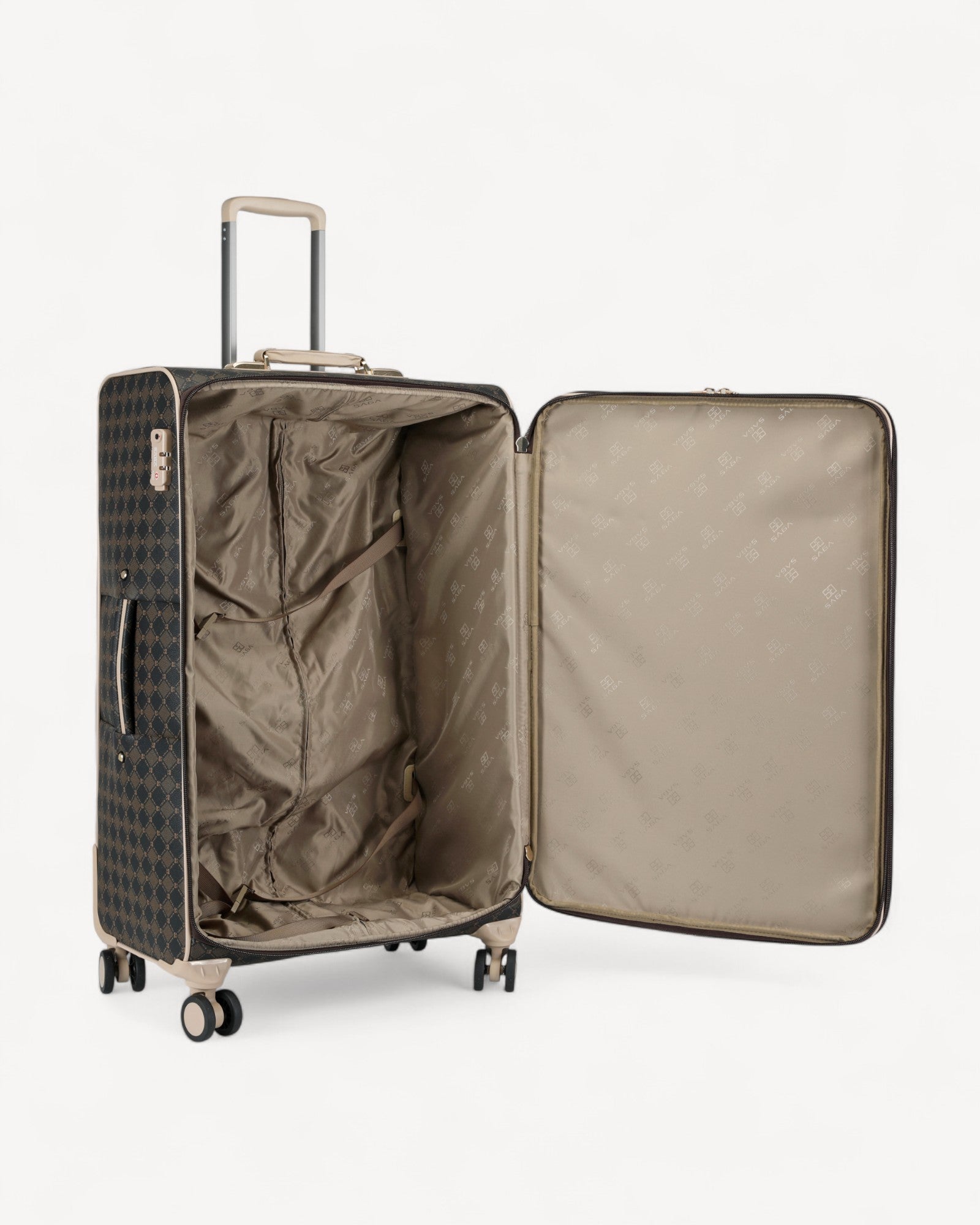 شنطة سفر كبيرة مقاس 29 إنش لون بني - 4