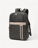 شنطة ظهر متعددة الجيبوب لون بني - 2