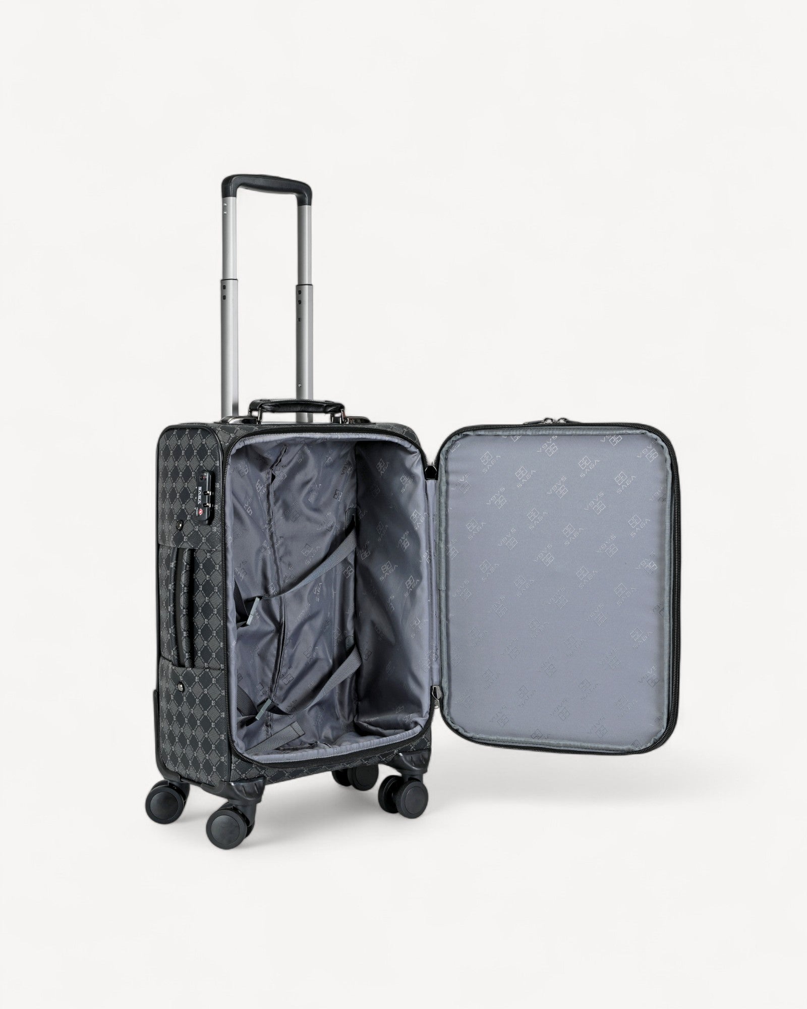 شنطة سفر صغيرة كابينة الطائرة لون اسود - 4