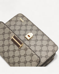 شنطة كتف بحامل قابل للتعديل لون بني فاتح - 3