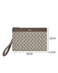 شنطة كلتش خفيفة الوزن لون بيج - 5