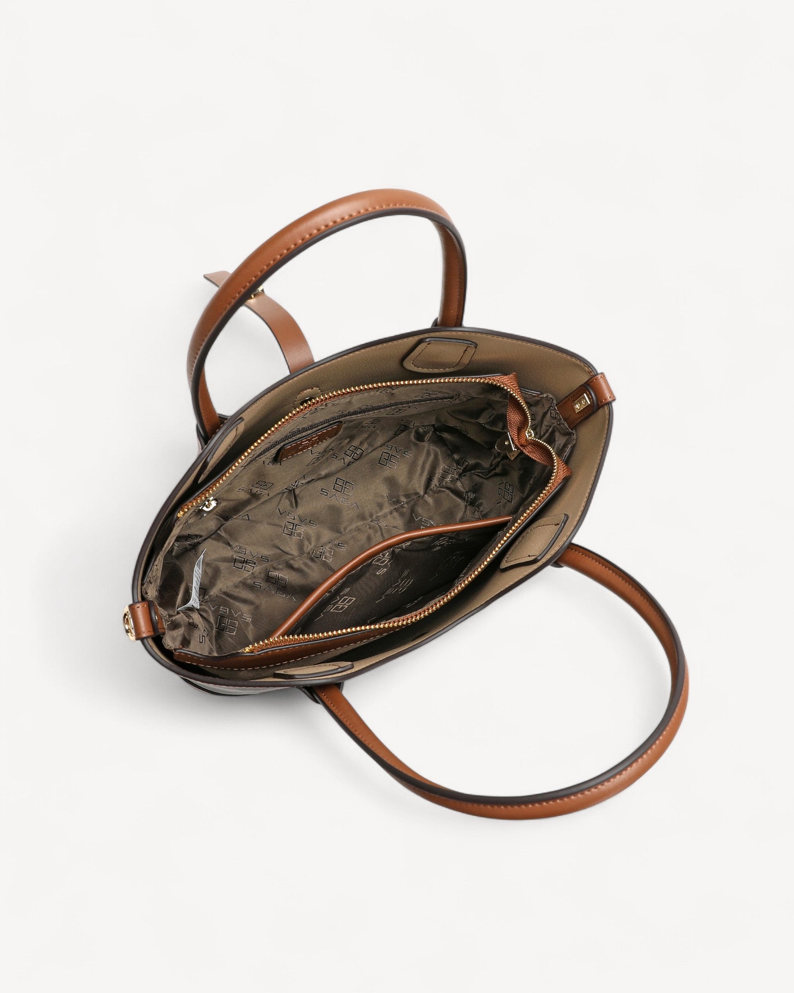 شنطة كتف مع حزام قابل للإزالة لون بيج - 4