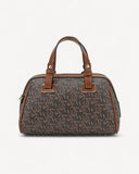 شنطة ساتشيل كلاسيكية مع جيوب اضافية لون بني - 2