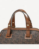 شنطة ساتشيل كلاسيكية مع جيوب اضافية لون بني - 3