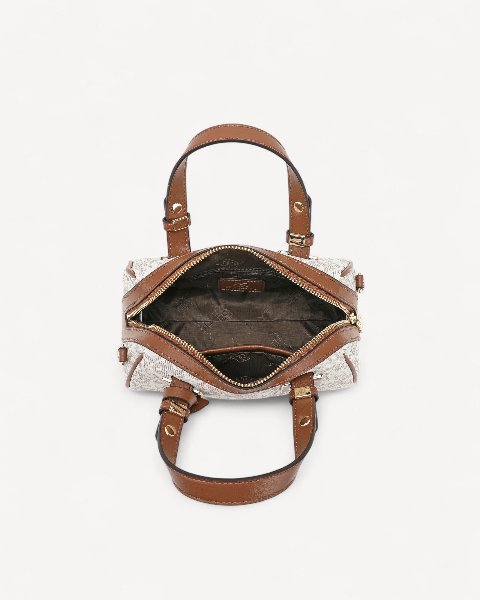 شنطة كتف بحزام قابل للإزالة لون بيج - 4