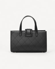 Light luxury leather bag with a modern design, available in two colors