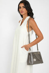 Crocodile Style Luxury Leather Bag in Multiple Colors