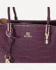 Crocodile Style Luxury Leather Bag in Multiple Colors