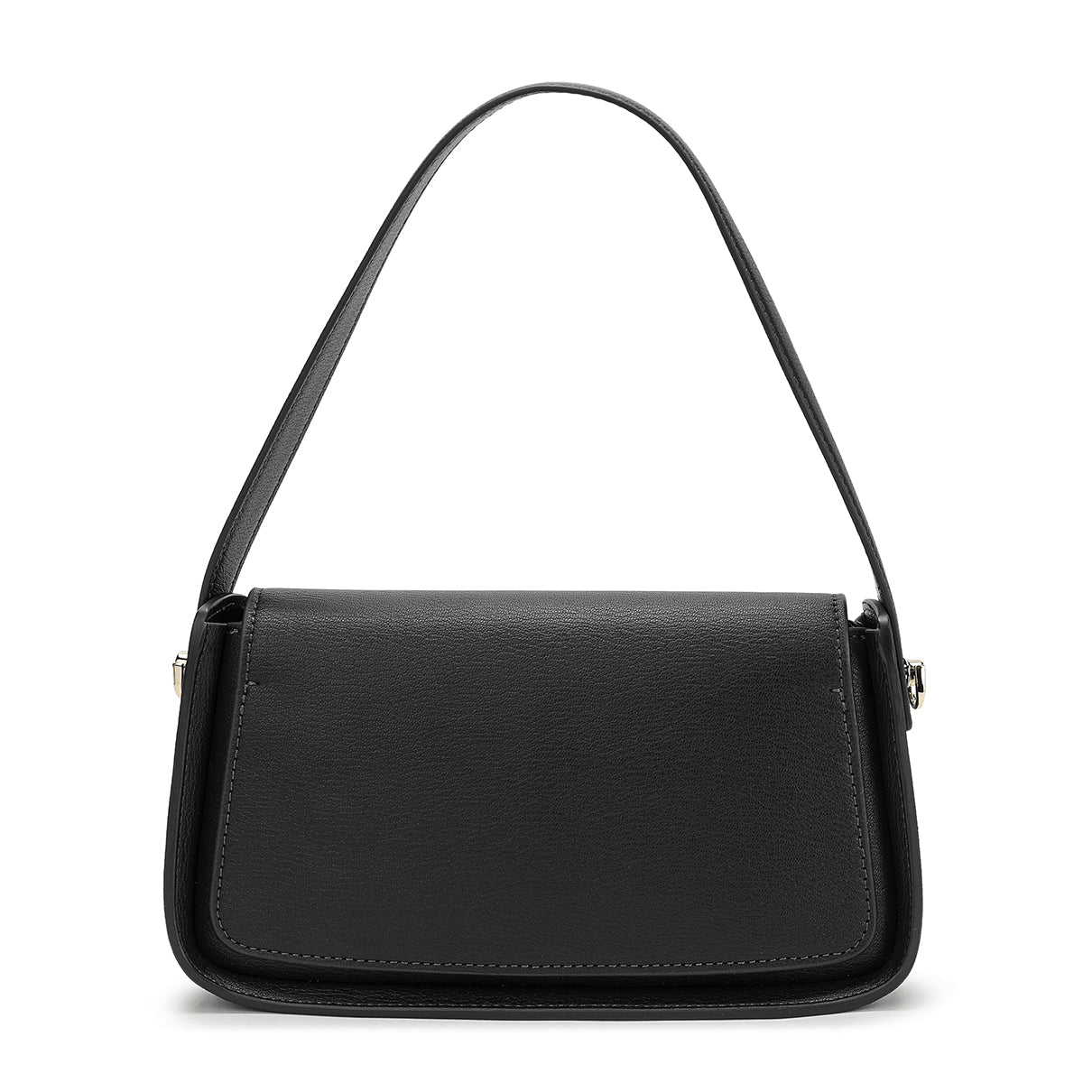 Practical lightweight bag in luxurious leather available in several colors