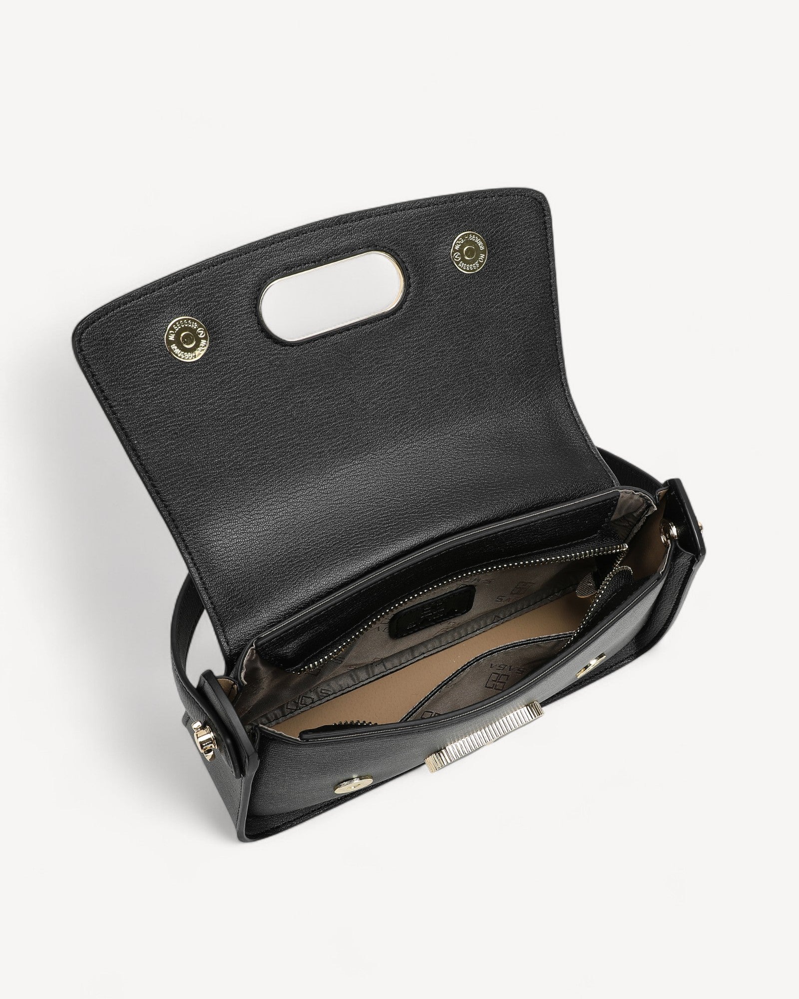 شنطة كروس بدي بحزام كتف قابل للإزالة لون اسود - 4