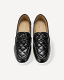 حذاء لوفر بكعب سهل الإرتداء لون اسود - 2