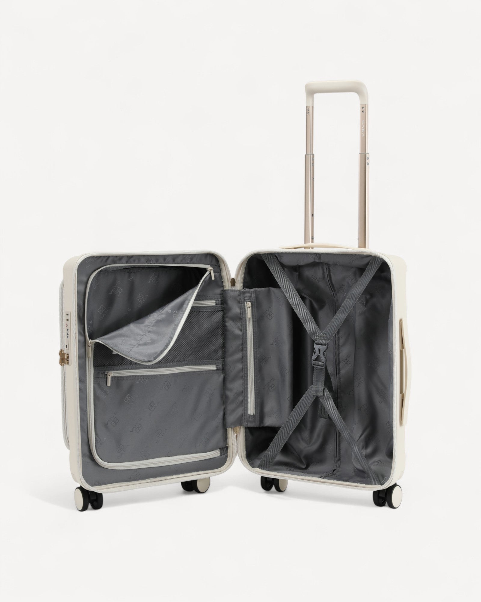 شنطة سفر صغيرة كابينة الطائرة لون اوف وايت - 4