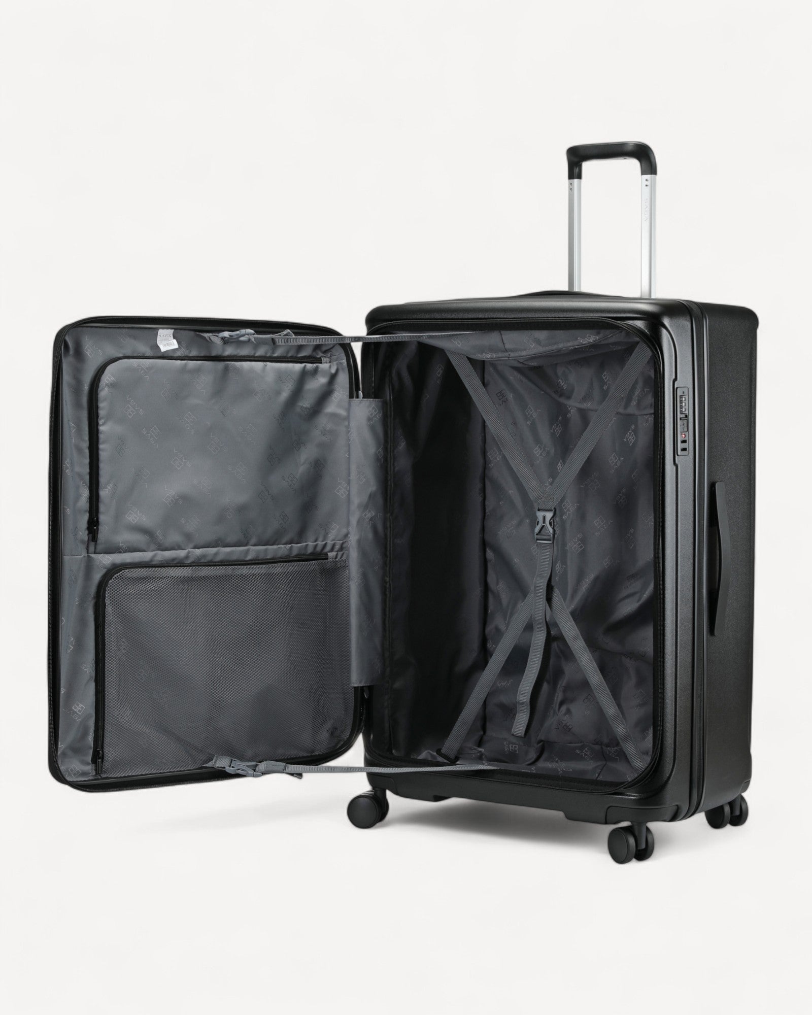 شنطة سفر كبيرة مقاس 29 إنش لون اسود - 4