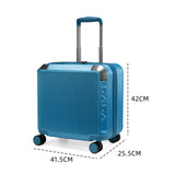 ارق شنطة سفر صغيرة كابينة الطائرة 16 بوصة للون الازرق