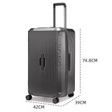 طقم شنط سفر فاخر 5 قطع رمادي داكن