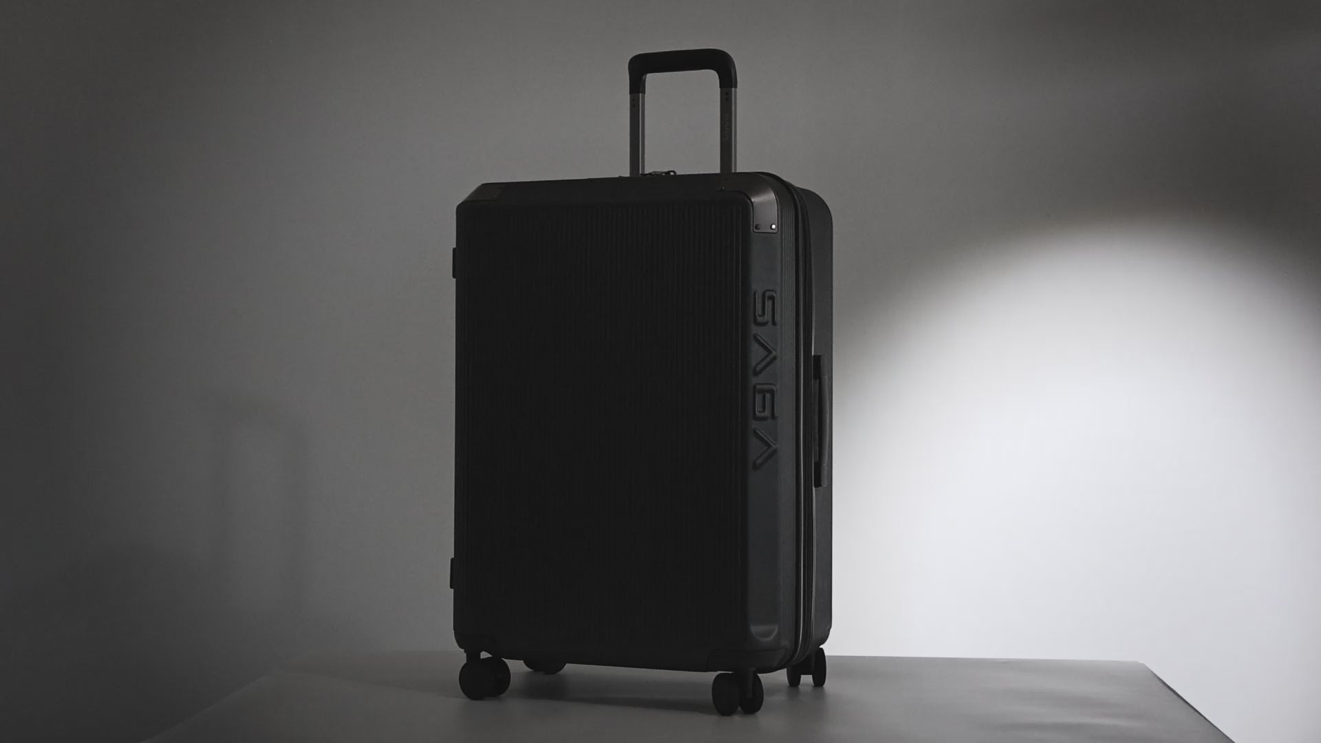 طقم شنط سفر فاخر 5 قطع رمادي داكن